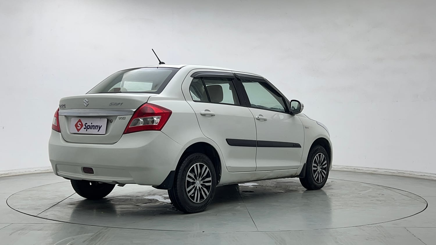 Used 2014 Maruti Suzuki Swift Dzire VXI Petrol Manual exterior RIGHT REAR CORNER VIEW