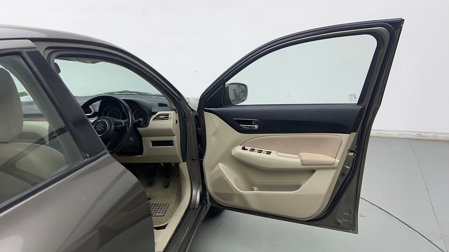 Used 2019 Maruti Suzuki Dzire VXi Petrol Manual interior RIGHT FRONT DOOR OPEN VIEW