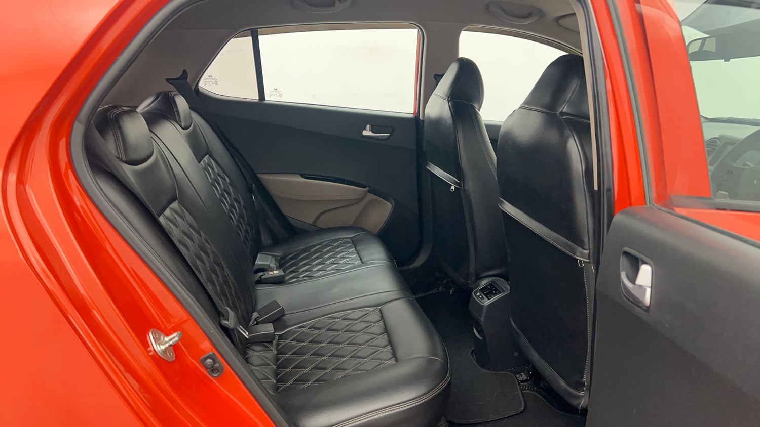 Used 2018 Hyundai Grand i10 Sportz 1.2 Kappa VTVT Petrol Manual interior RIGHT SIDE REAR DOOR CABIN VIEW