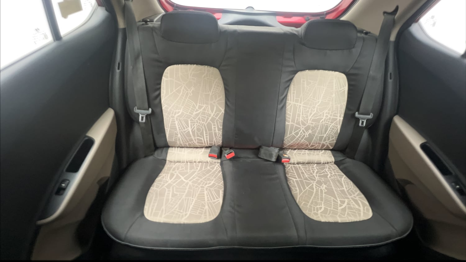 Used 2017 Hyundai Grand i10 Sportz (O) AT 1.2 Kappa VTVT Petrol Automatic interior REAR SEAT CONDITION VIEW