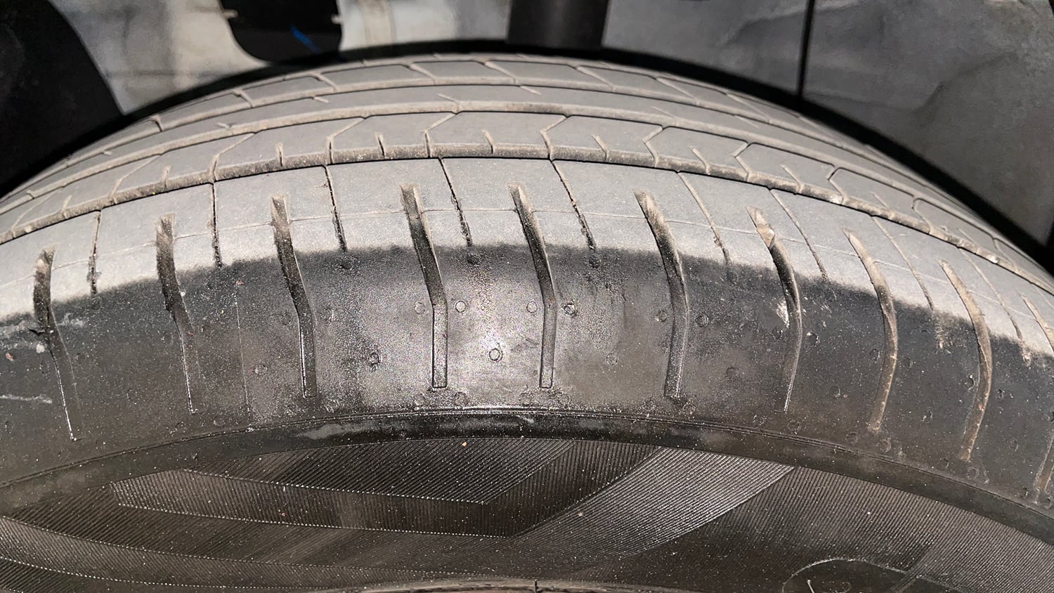 Used 2022 Hyundai Creta EX 1.5 Petrol Petrol Manual tyres LEFT FRONT TYRE TREAD VIEW