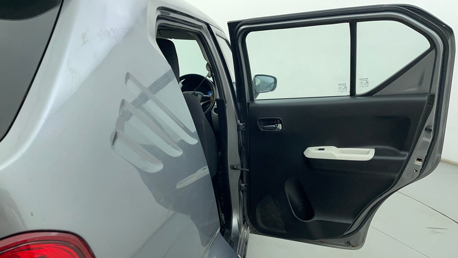Used 2017 Maruti Suzuki Ignis Zeta 1.3 AMT Diesel Diesel Automatic interior RIGHT REAR DOOR OPEN VIEW