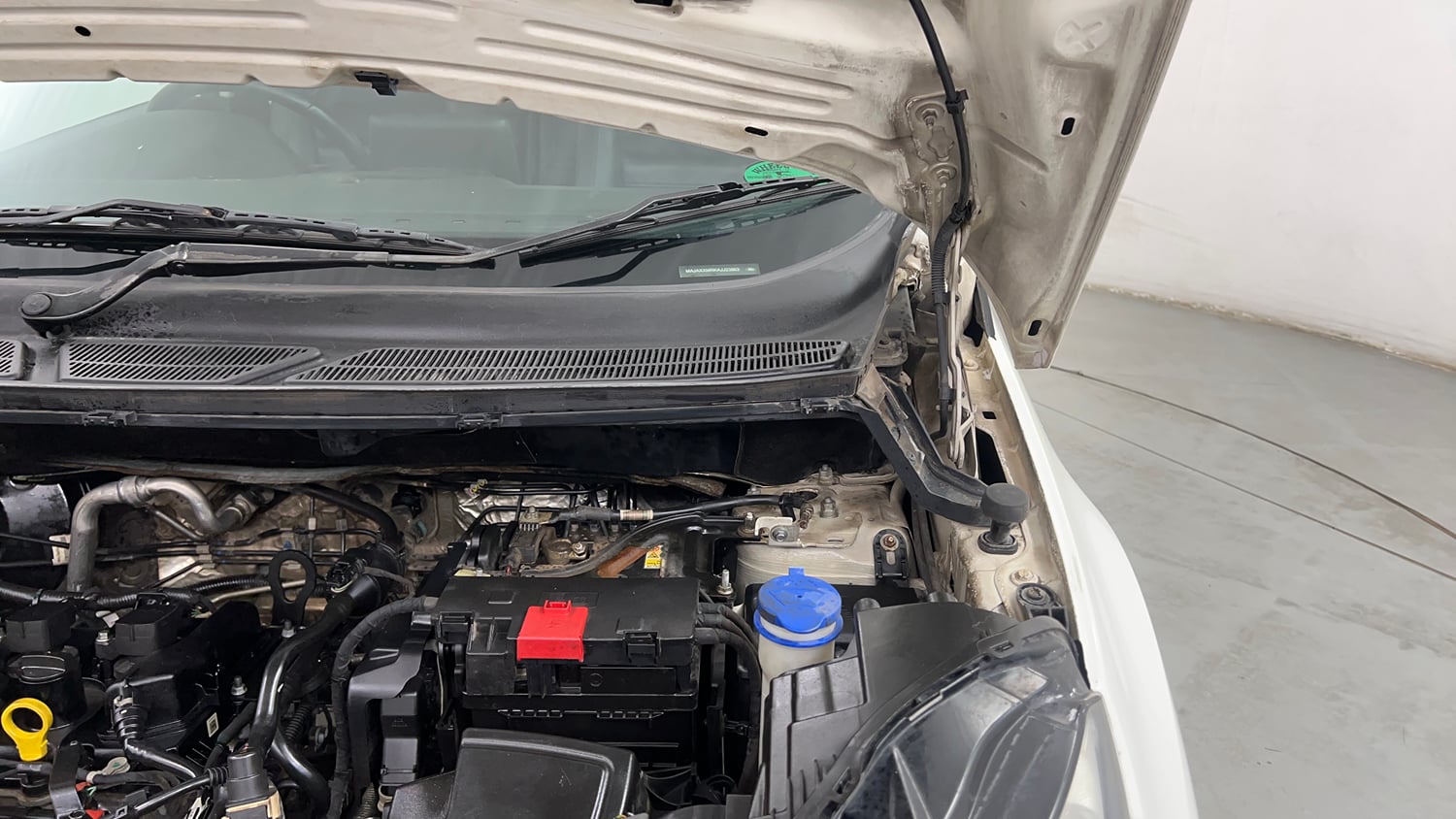 Used 2018 Ford EcoSport Titanium + 1.5L Ti-VCT AT Petrol Automatic engine ENGINE LEFT SIDE HINGE & APRON VIEW