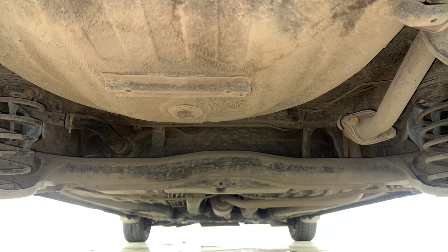 Used 2017 Honda Amaze 1.2 S i-VTEC Petrol Manual extra REAR UNDERBODY VIEW (TAKEN FROM REAR)