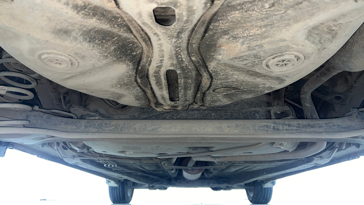 Used 2021 Maruti Suzuki Baleno Zeta Petrol Manual extra REAR UNDERBODY VIEW (TAKEN FROM REAR)