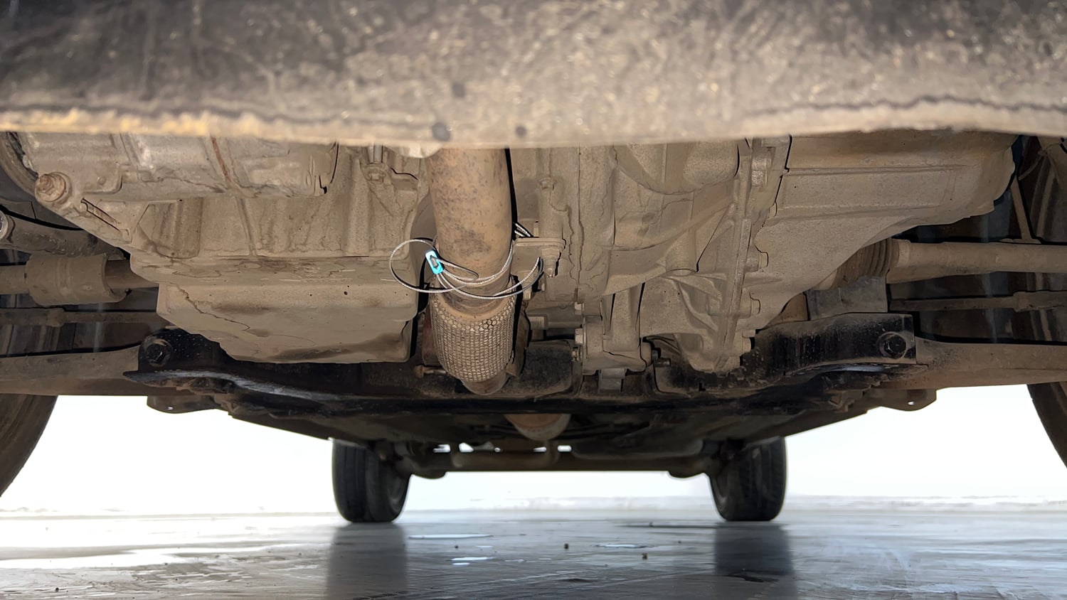 Used 2018 Ford EcoSport Titanium + 1.5L Ti-VCT Petrol Manual extra FRONT LEFT UNDERBODY VIEW