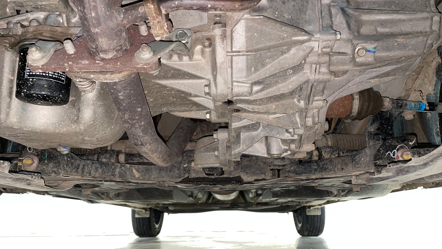 Used 2022 Maruti Suzuki Baleno Zeta MT Petrol Manual extra FRONT LEFT UNDERBODY VIEW