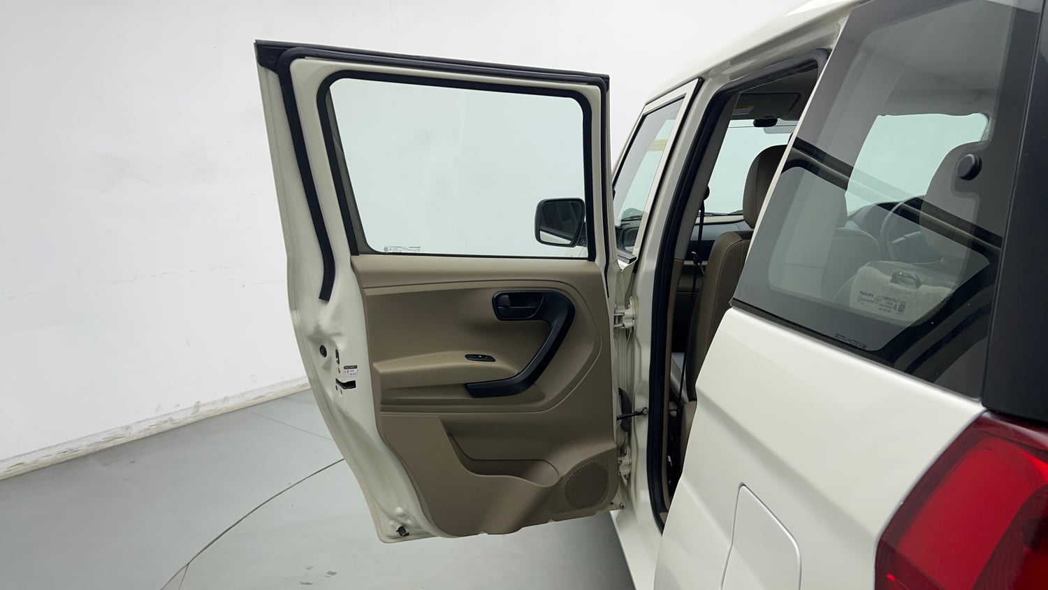 Used 2019 Mahindra TUV300 T4 Plus Diesel Manual interior LEFT REAR DOOR OPEN VIEW