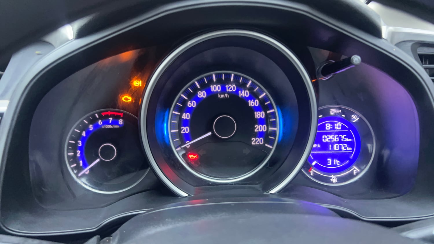 Used 2017 Honda WR-V VX MT Petrol Petrol Manual interior CLUSTERMETER VIEW