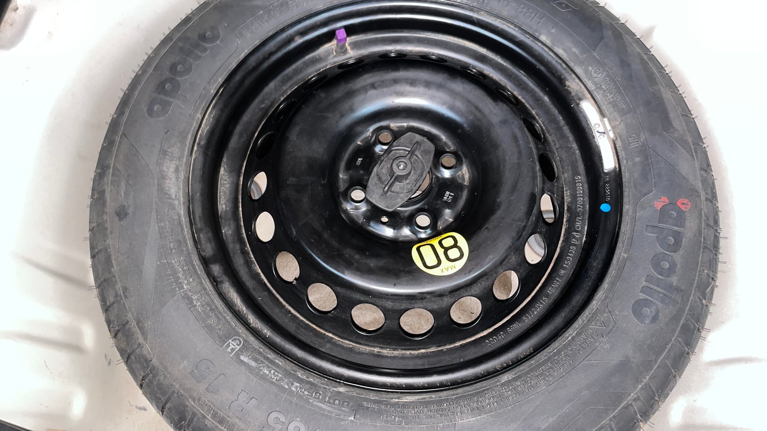 Used 2022 Maruti Suzuki Baleno Zeta MT Petrol Manual tyres SPARE TYRE VIEW
