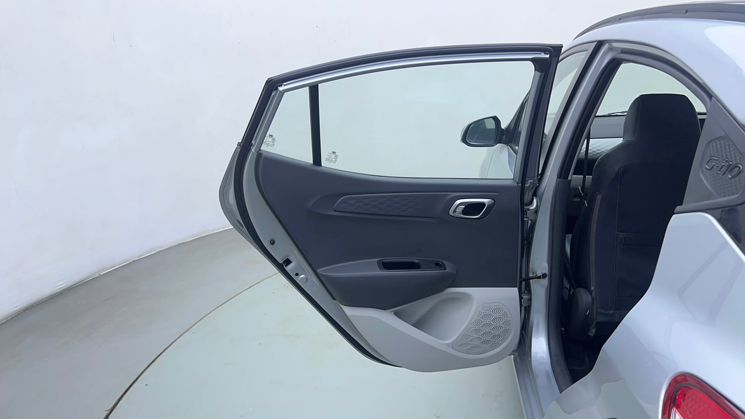 Used 2019 Hyundai Grand i10 Nios Sportz AMT 1.2 Kappa VTVT Petrol Automatic interior LEFT REAR DOOR OPEN VIEW