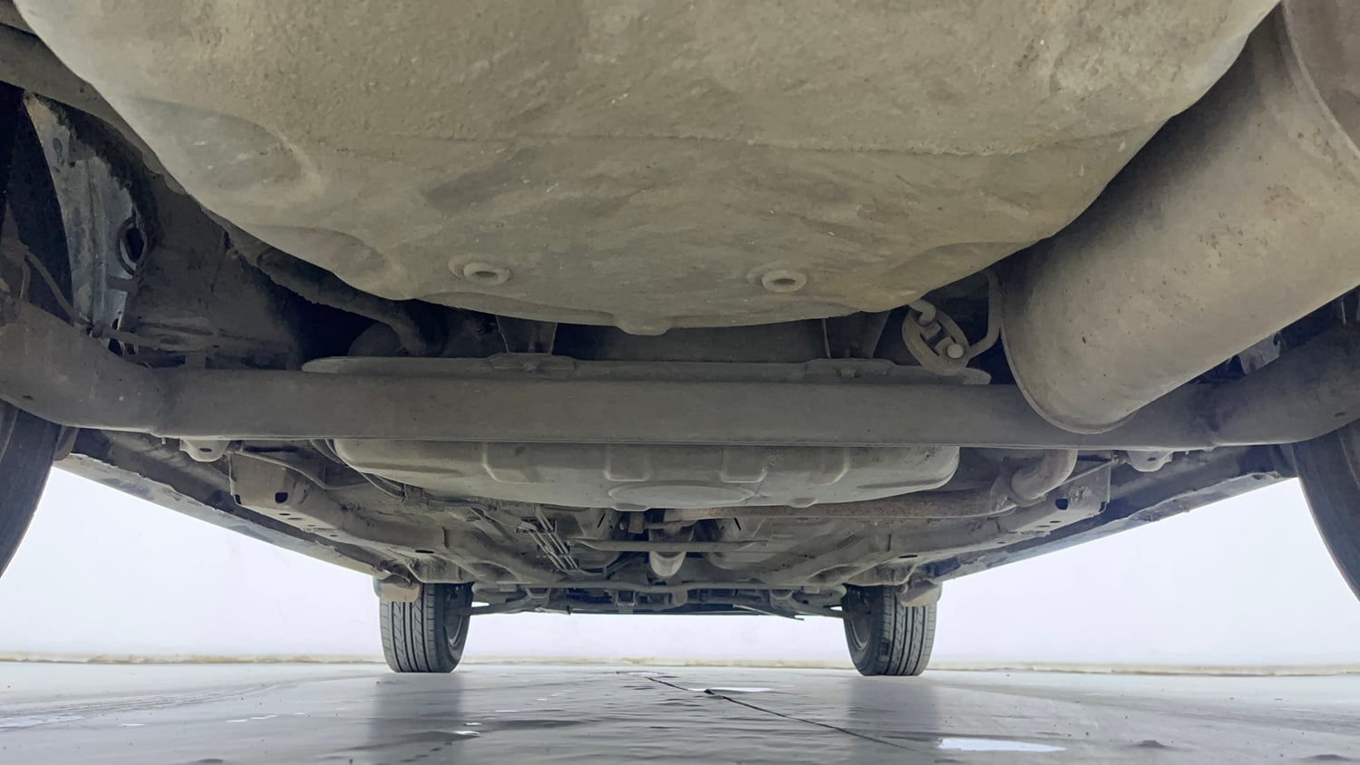 Used 2019 Tata Tigor Revotron XZA Petrol Automatic extra REAR UNDERBODY VIEW (TAKEN FROM REAR)