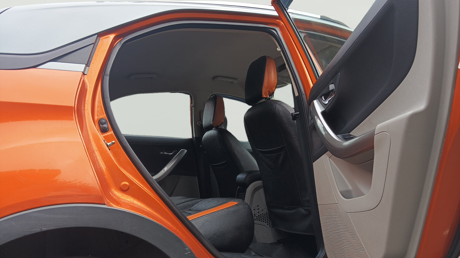 Used 2018 Tata Nexon XZ Plus Diesel Dual Tone Diesel Manual interior RIGHT SIDE REAR DOOR CABIN VIEW