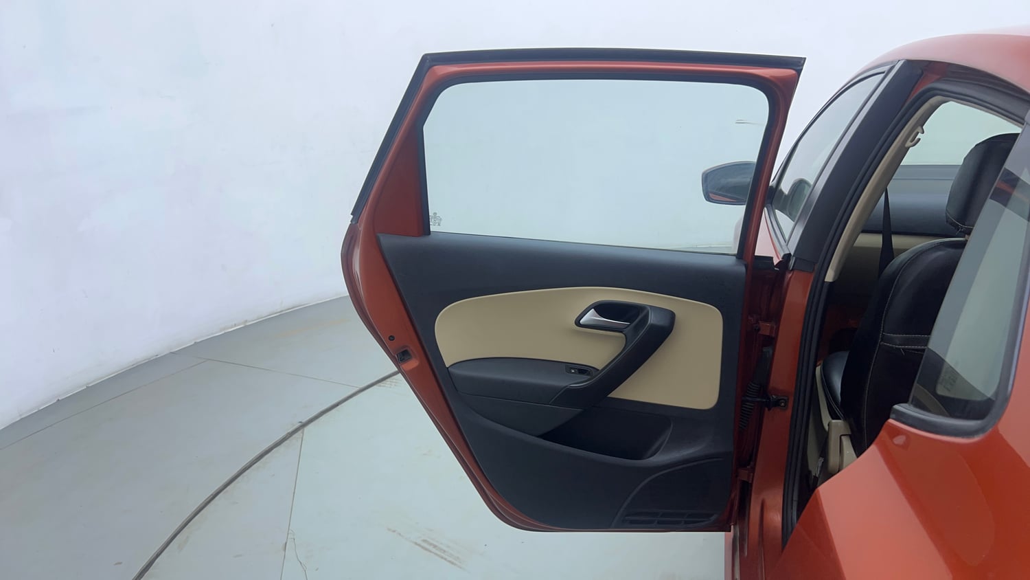 Used 2015 Volkswagen Polo Highline1.2L (P) Petrol Manual interior LEFT REAR DOOR OPEN VIEW