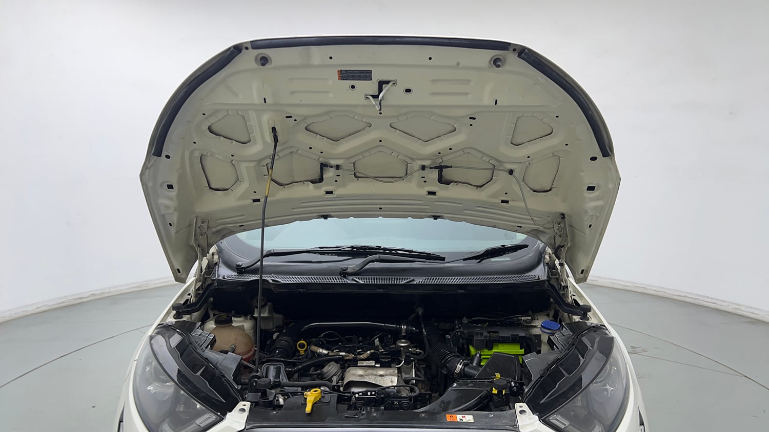Used 2018 Ford EcoSport Titanium + 1.5L Ti-VCT Petrol Manual engine ENGINE & BONNET OPEN FRONT VIEW
