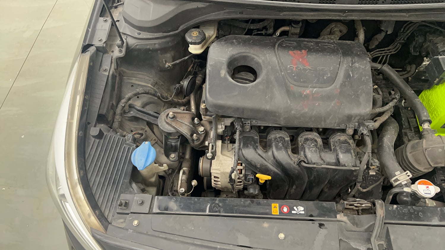 Used 2019 Hyundai Verna SX 1.6 VTVT Petrol Manual engine ENGINE RIGHT SIDE VIEW
