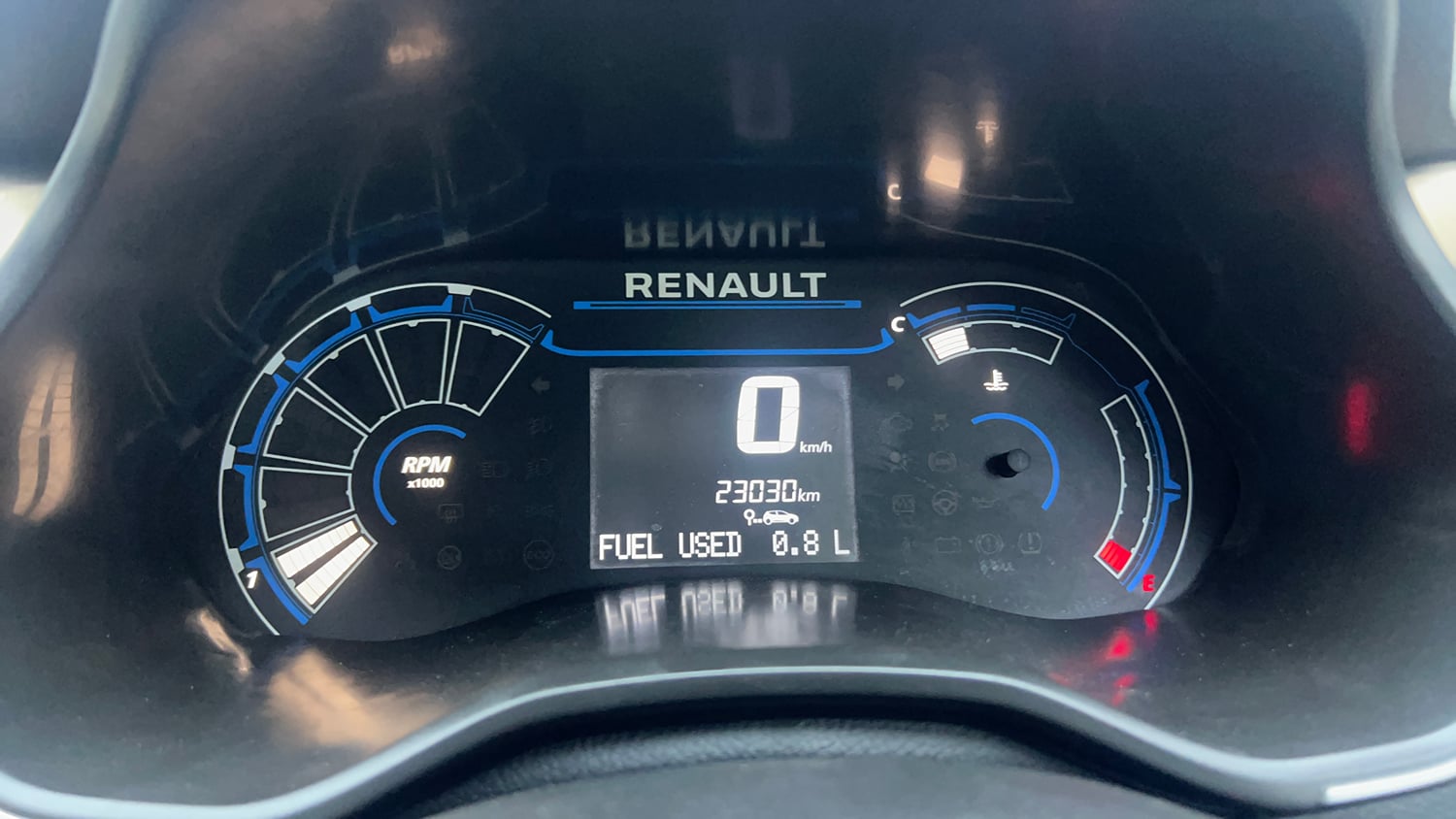 Used 2021 Renault Kiger RXT (O) MT Dual Tone Petrol Manual interior CLUSTERMETER VIEW