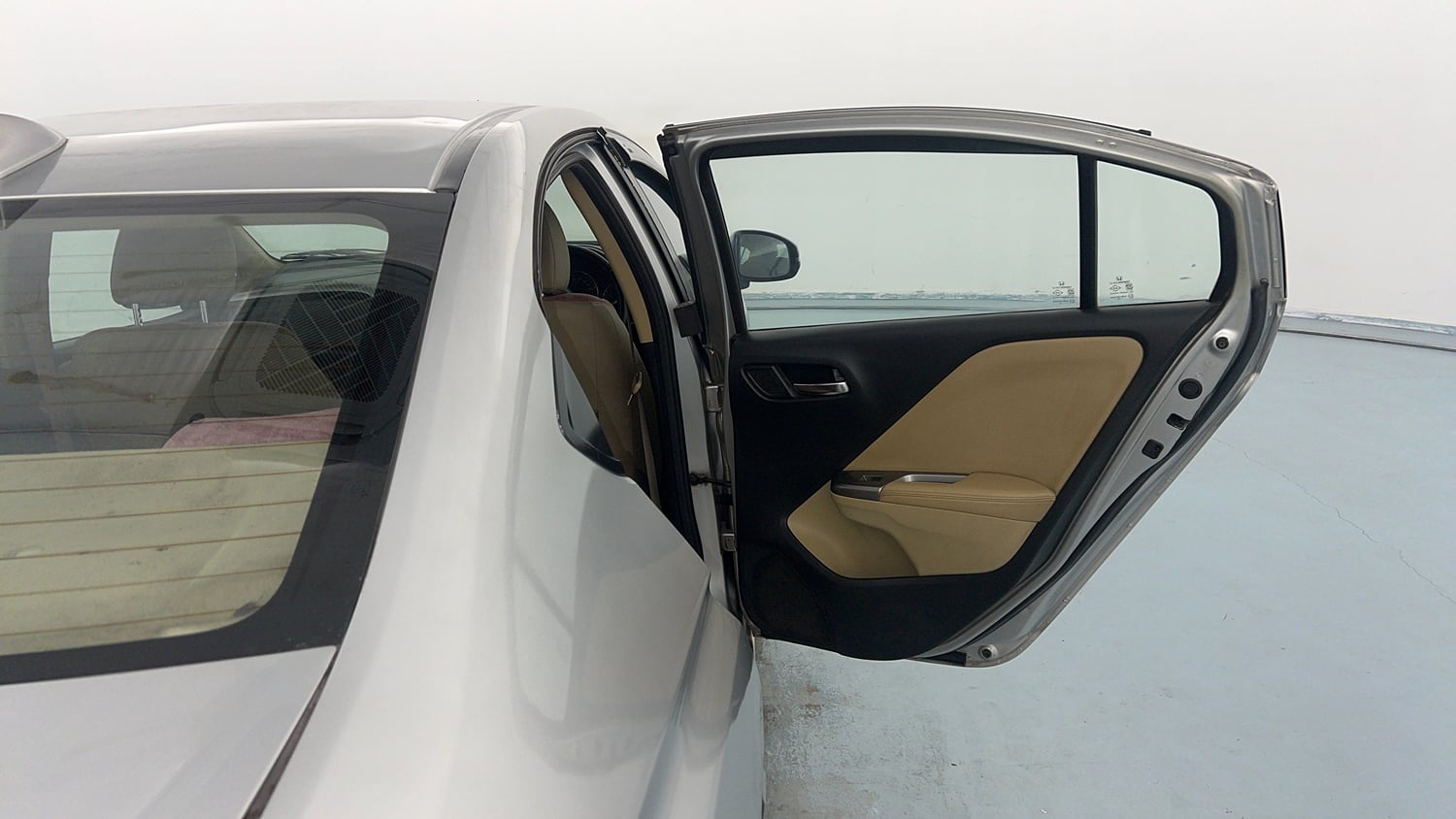 Used 2014 Honda City VX Petrol Manual interior RIGHT REAR DOOR OPEN VIEW