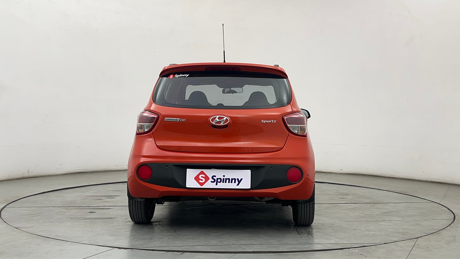 Used 2018 Hyundai Grand i10 Sportz 1.2 Kappa VTVT Petrol Manual exterior BACK VIEW