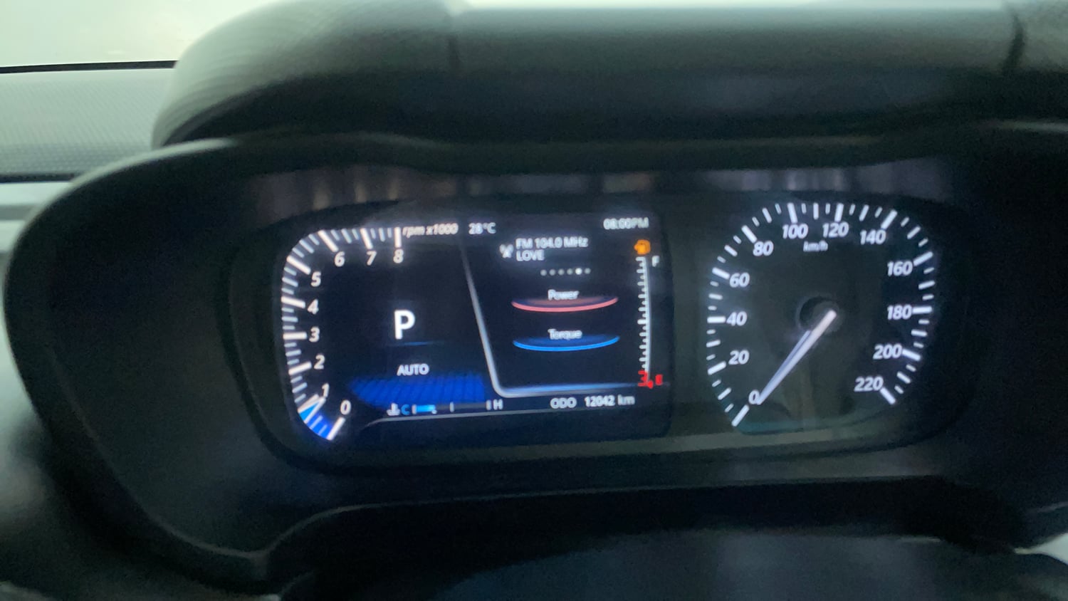 Used 2023 Tata Altroz XZA Petrol Petrol Automatic interior CLUSTERMETER VIEW