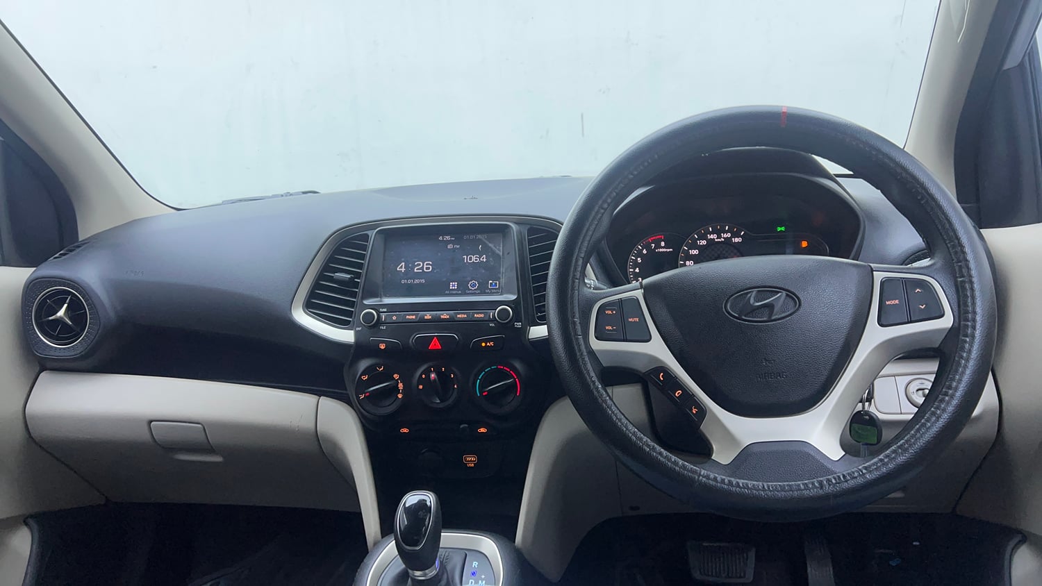 Used 2019 Hyundai Santro Sportz AMT Petrol Automatic interior DASHBOARD VIEW