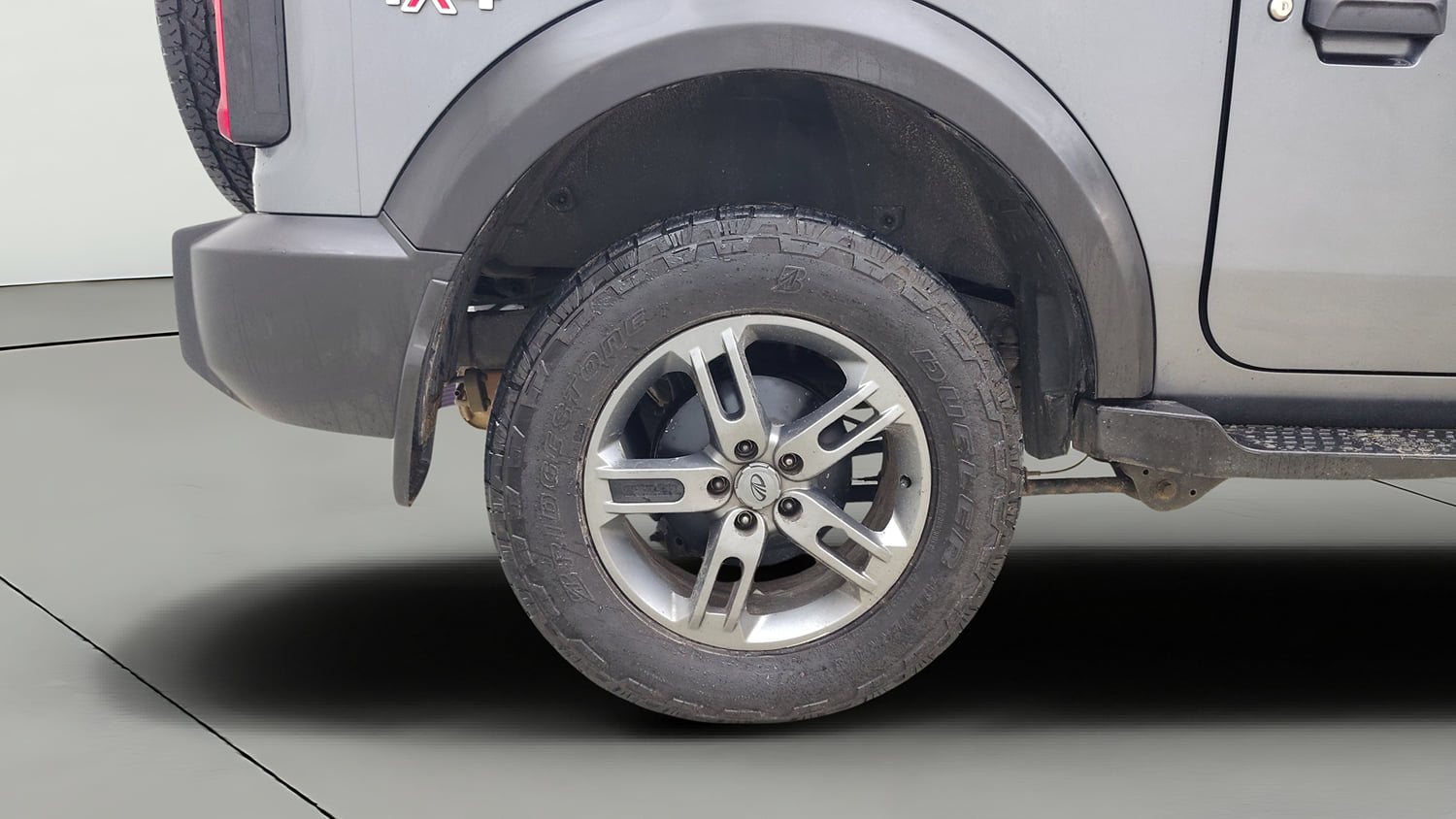 Used 2020 mahindra Thar LX Hard Top Petrol AT 4WD Petrol Automatic tyres RIGHT REAR TYRE RIM VIEW