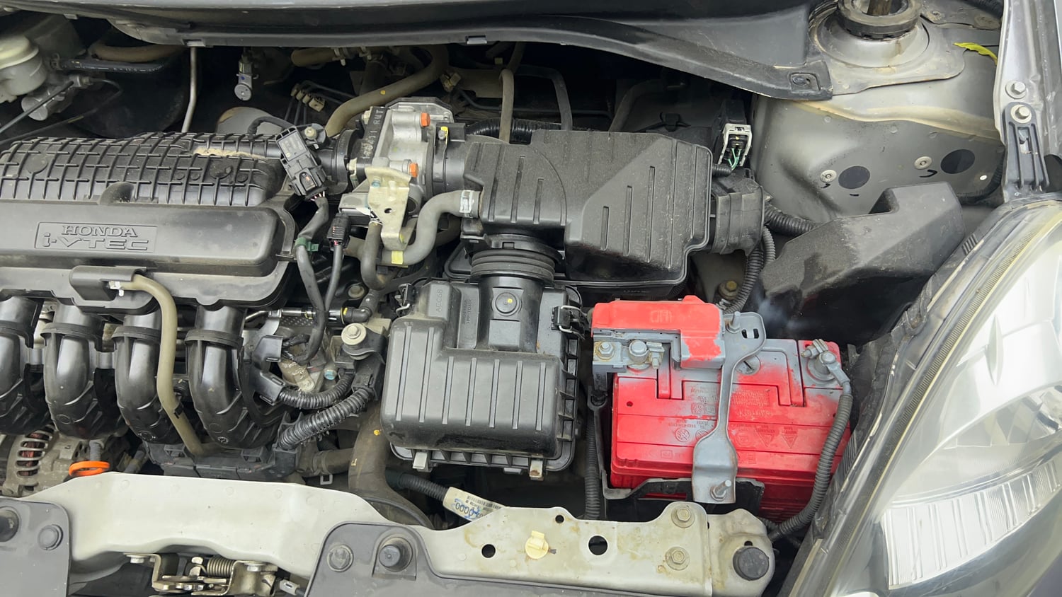 Used 2017 Honda Amaze 1.2 S i-VTEC Petrol Manual engine ENGINE LEFT SIDE VIEW