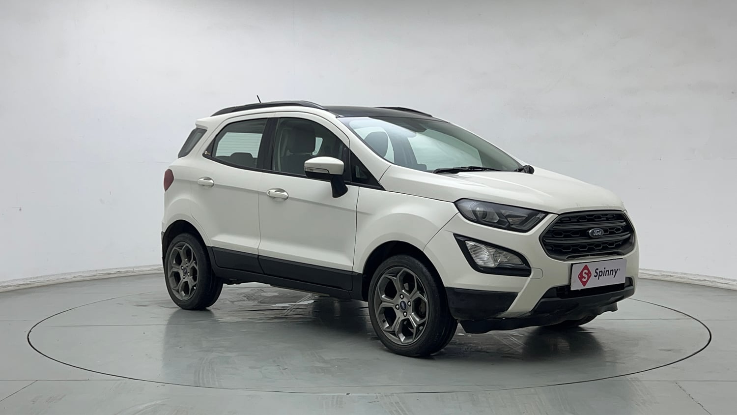 Used 2018 Ford EcoSport Titanium + 1.5L Ti-VCT Petrol Manual exterior RIGHT FRONT CORNER VIEW