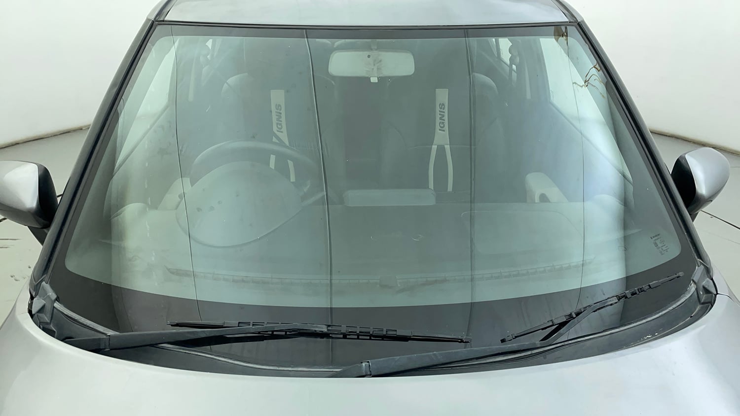 Used 2017 Maruti Suzuki Ignis Zeta 1.2 MT Petrol Manual exterior FRONT WINDSHIELD VIEW