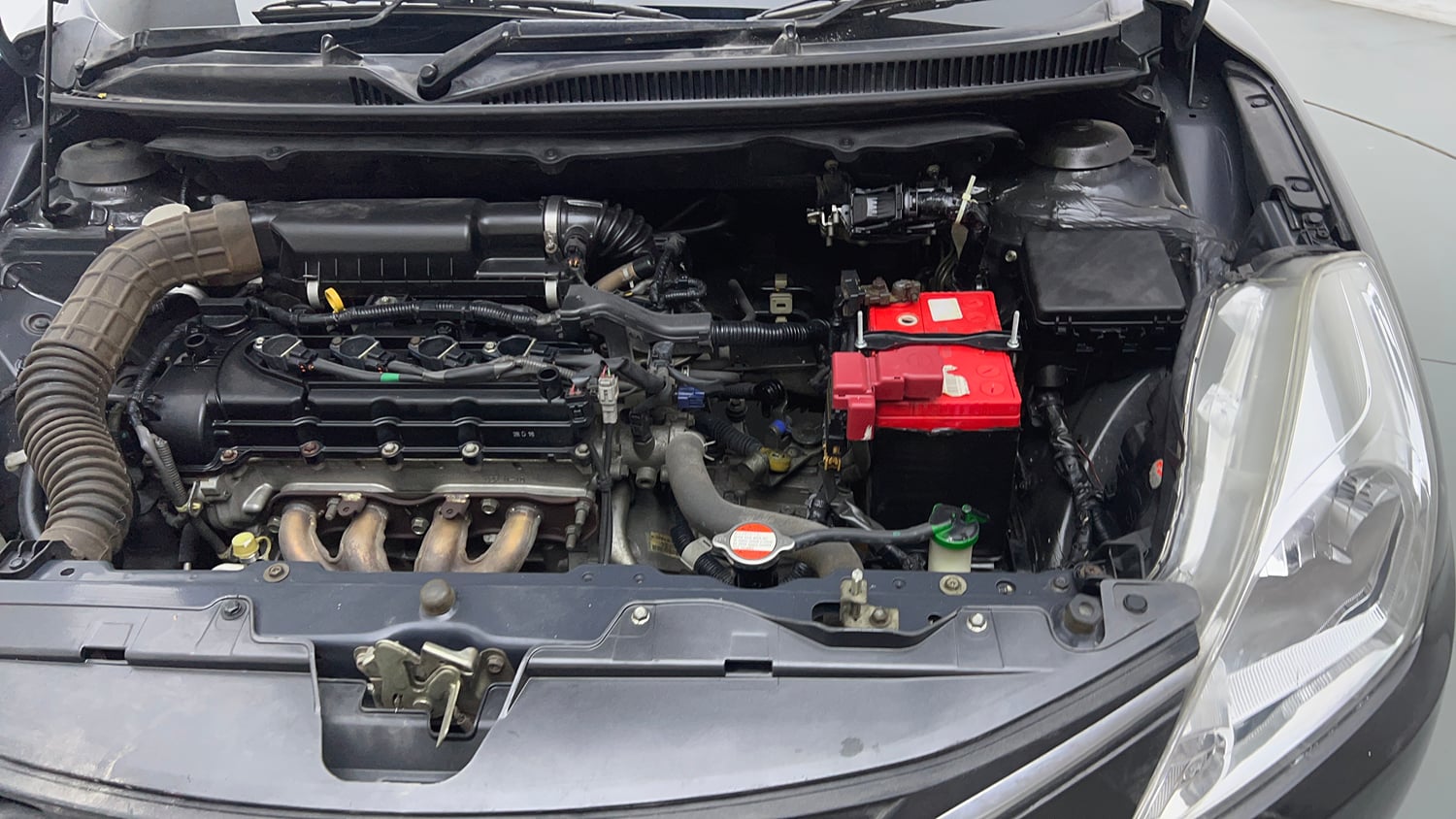 Used 2016 Maruti Suzuki Baleno Delta 1.2 Petrol Manual engine ENGINE LEFT SIDE VIEW