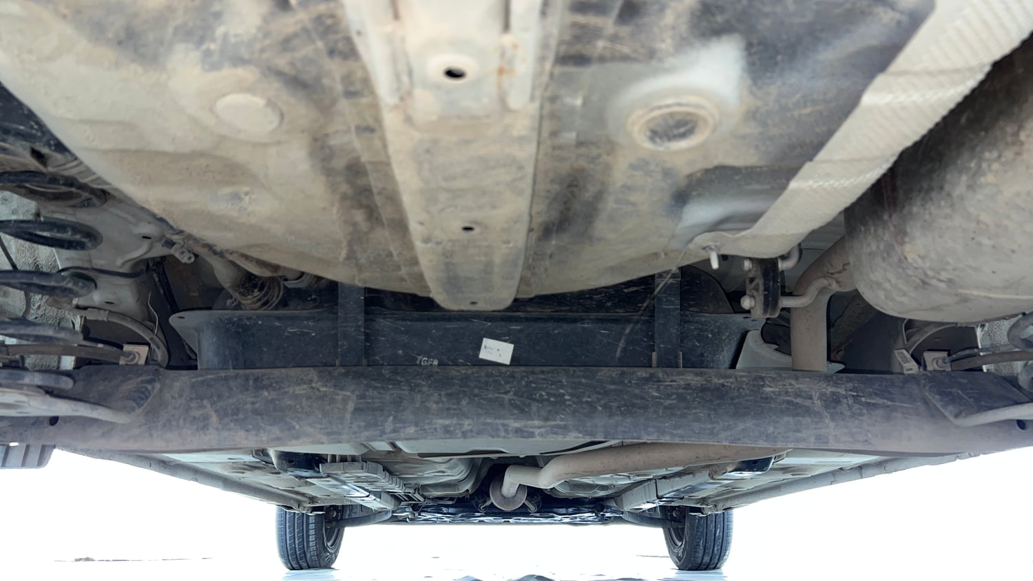 Used 2025 Hyundai Exter S 1.2 MT Petrol Manual extra REAR UNDERBODY VIEW (TAKEN FROM REAR)