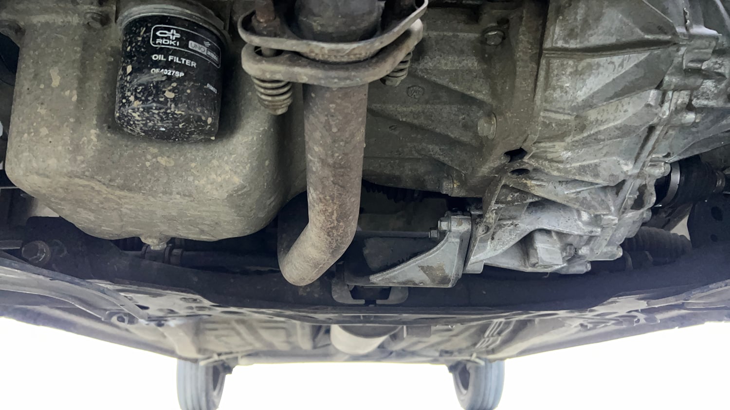 Used 2018 Maruti Suzuki Ignis Delta 1.2 AMT Petrol Automatic extra FRONT LEFT UNDERBODY VIEW