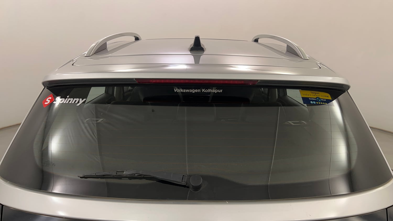 Used 2024 Volkswagen Taigun Topline 1.0 TSI AT Petrol Automatic exterior BACK WINDSHIELD VIEW