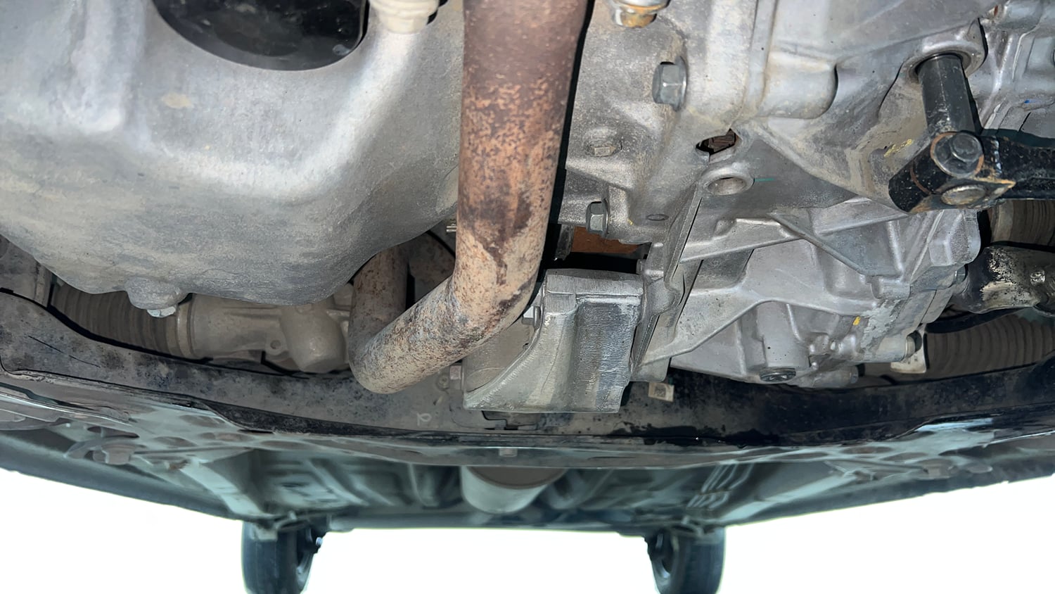 Used 2022 Maruti Suzuki Wagon R VXI 1.0 Petrol Manual extra FRONT LEFT UNDERBODY VIEW