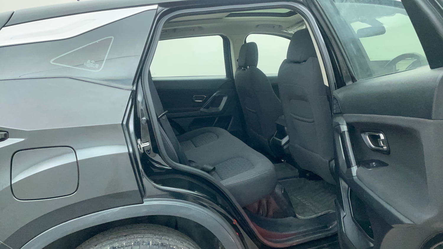 Used 2021 Tata Harrier XT Plus Dark Edition Diesel Manual interior RIGHT SIDE REAR DOOR CABIN VIEW