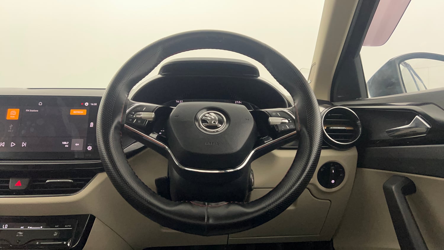 Used 2024 Skoda Slavia Style 1.0L TSI MT Petrol Manual interior STEERING VIEW