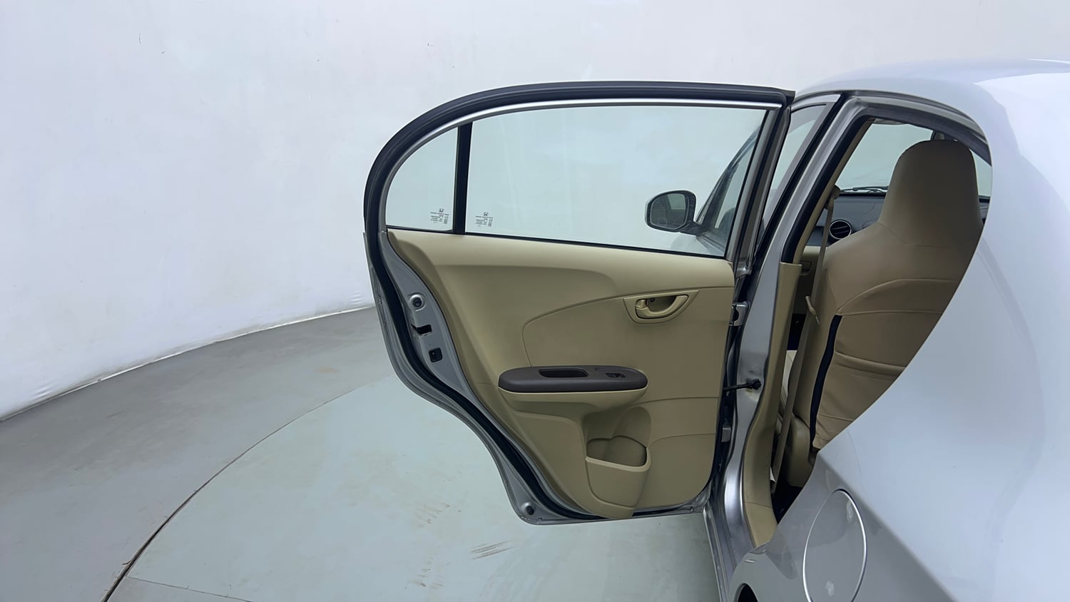 Used 2014 Honda Amaze 1.2 S i-VTEC CNG (Outside Fitted) Cng Manual interior LEFT REAR DOOR OPEN VIEW