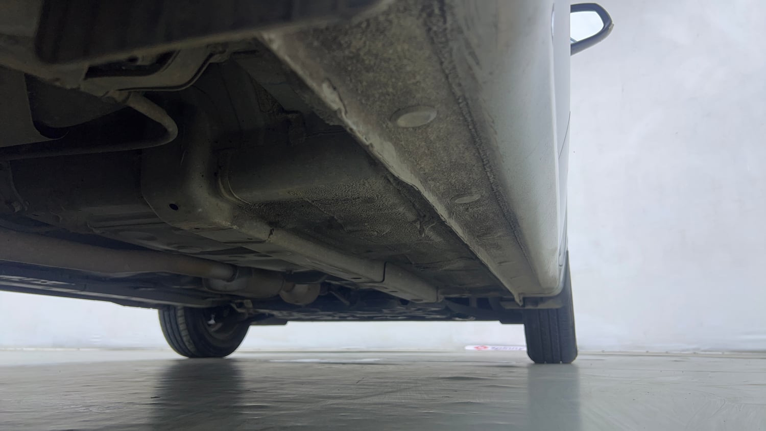 Used 2019 Hyundai Grand i10 Nios Sportz AMT 1.2 Kappa VTVT Petrol Automatic extra REAR RIGHT UNDERBODY VIEW