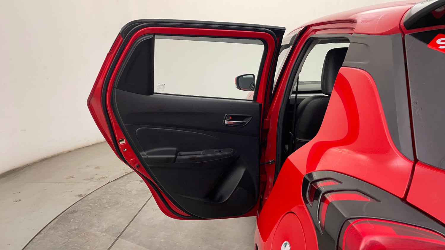 Used 2022 Maruti Suzuki Swift VXi AMT Petrol Automatic interior LEFT REAR DOOR OPEN VIEW