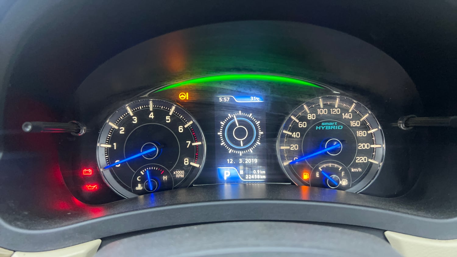 Used 2021 Maruti Suzuki Ciaz Zeta 1.5 AT Petrol Automatic interior CLUSTERMETER VIEW