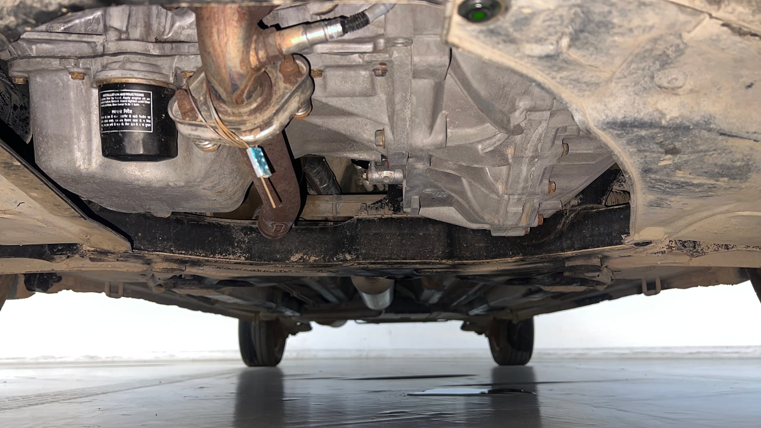 Used 2016 Maruti Suzuki Ertiga VXI CNG Cng Manual extra FRONT LEFT UNDERBODY VIEW