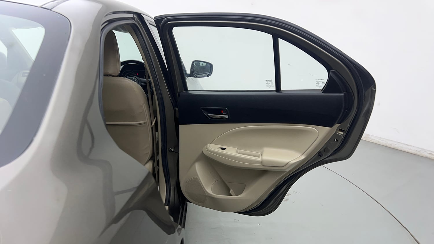 Used 2019 Maruti Suzuki Dzire VXi Petrol Manual interior RIGHT REAR DOOR OPEN VIEW