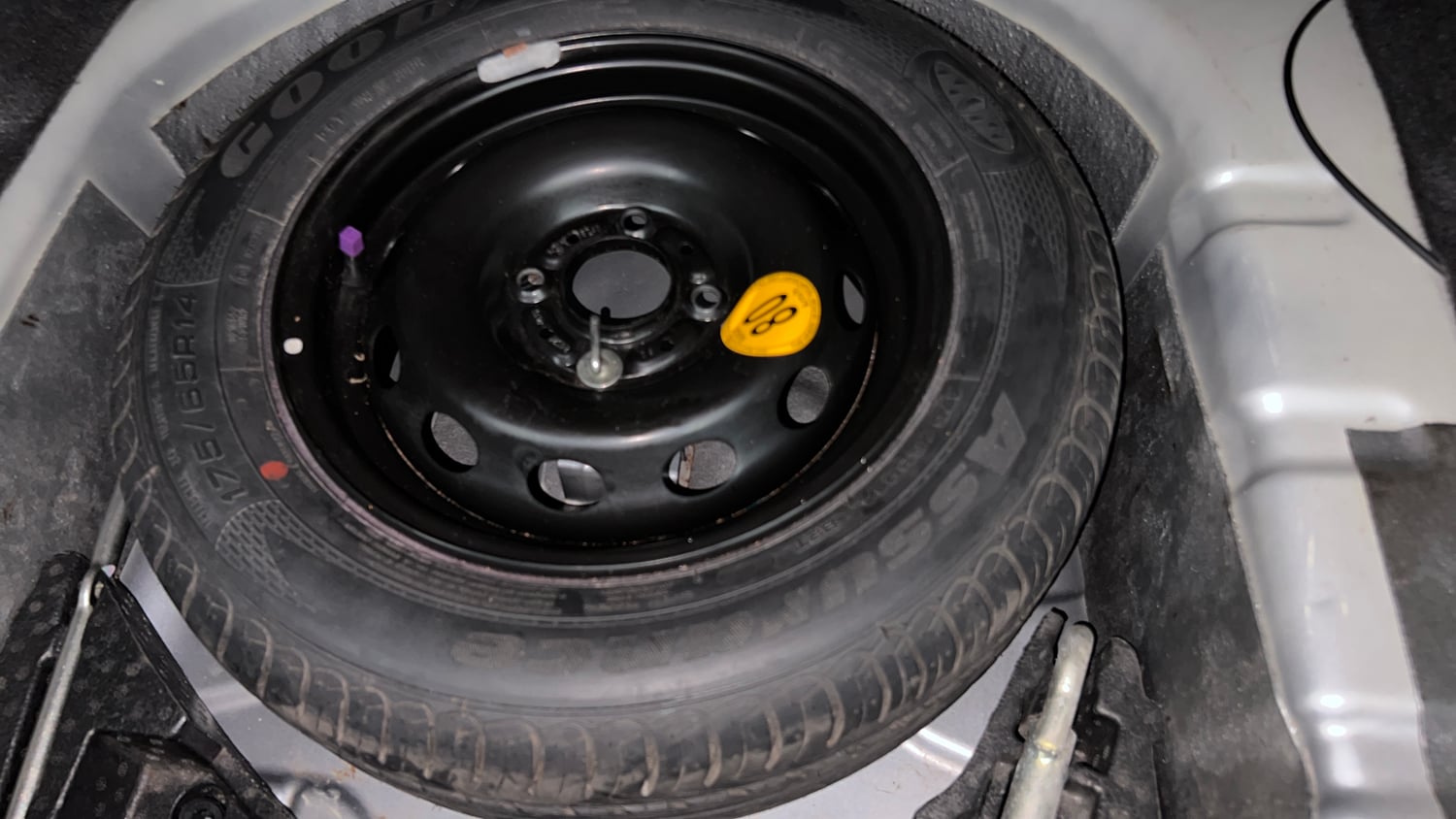 Used 2019 Tata Tigor Revotron XZ+ Petrol Manual tyres SPARE TYRE VIEW