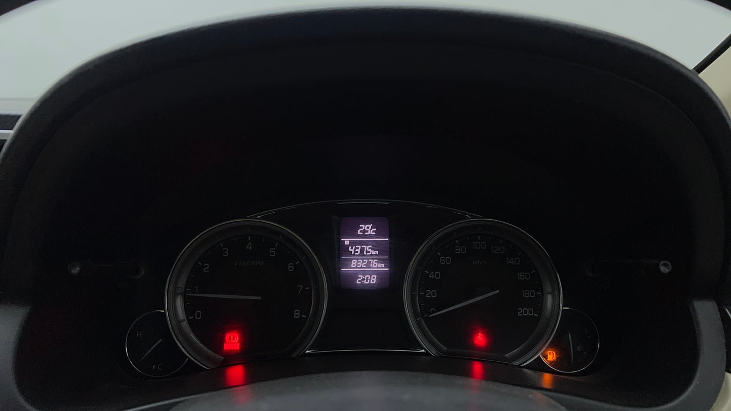 Used 2017 Maruti Suzuki Ciaz Zeta 1.4 MT Petrol Manual interior CLUSTERMETER VIEW