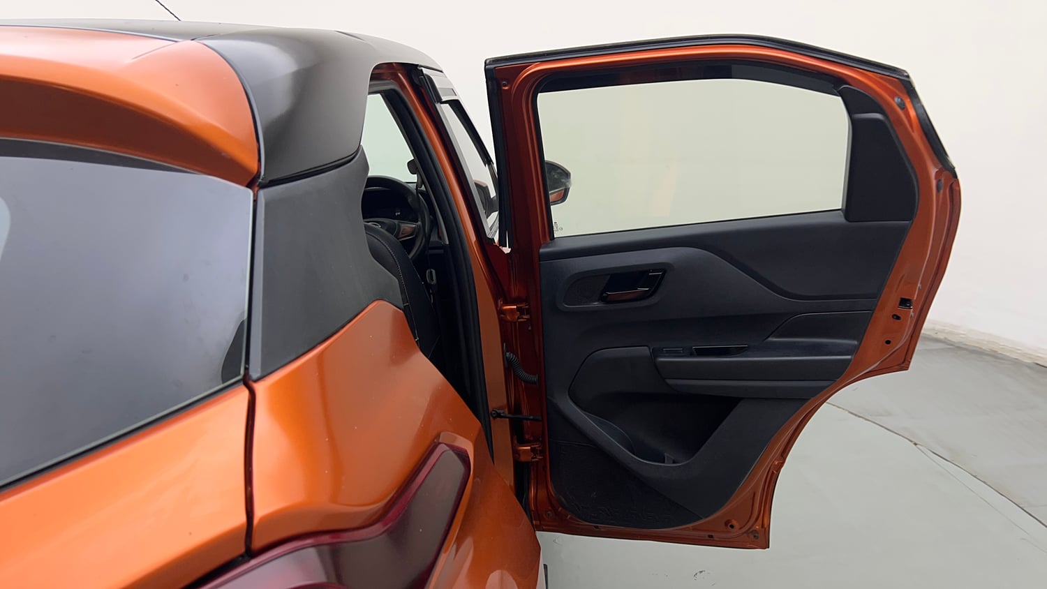 Used 2022 Tata Punch Adventure MT Petrol Manual interior RIGHT REAR DOOR OPEN VIEW