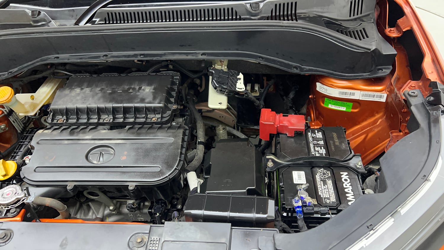 Used 2022 Tata Punch Adventure MT Petrol Manual engine ENGINE LEFT SIDE VIEW