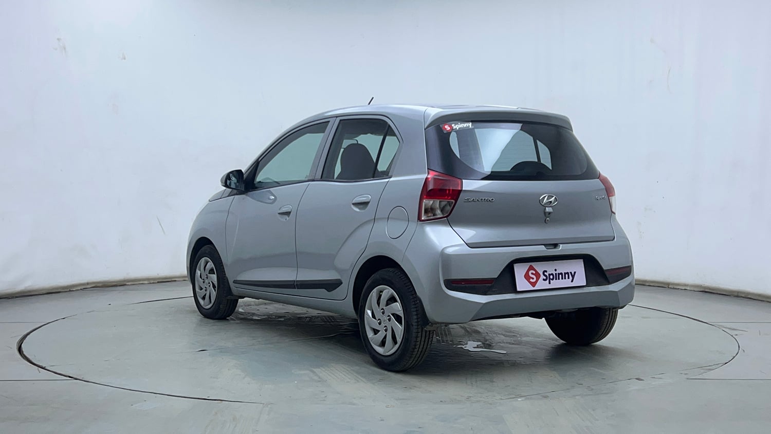 Used 2019 Hyundai Santro Sportz AMT Petrol Automatic exterior LEFT REAR CORNER VIEW