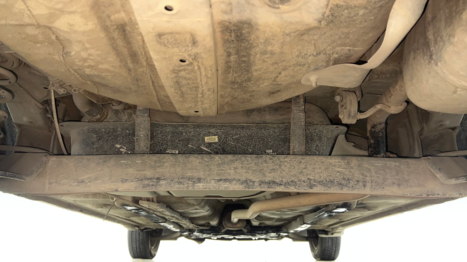 Used 2018 Hyundai Grand i10 Sportz 1.2 Kappa VTVT CNG (Outside Fitted) Cng Manual extra REAR UNDERBODY VIEW (TAKEN FROM REAR)