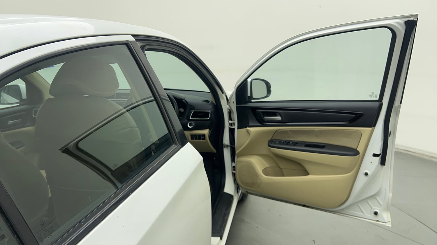 Used 2019 Honda Amaze 1.2 VX CVT Petrol Petrol Automatic interior RIGHT FRONT DOOR OPEN VIEW