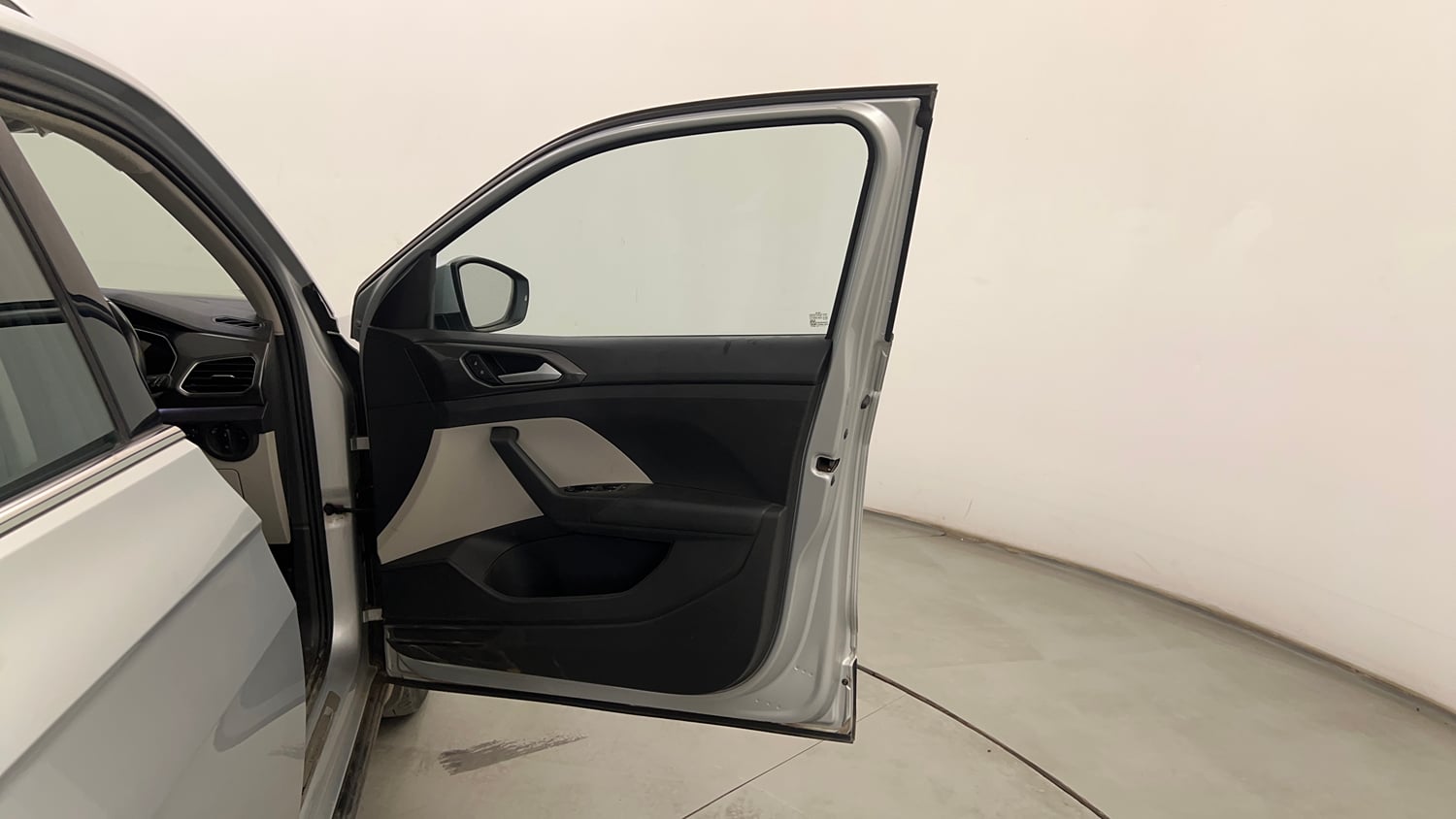 Used 2024 Volkswagen Taigun Topline 1.0 TSI AT Petrol Automatic interior RIGHT FRONT DOOR OPEN VIEW